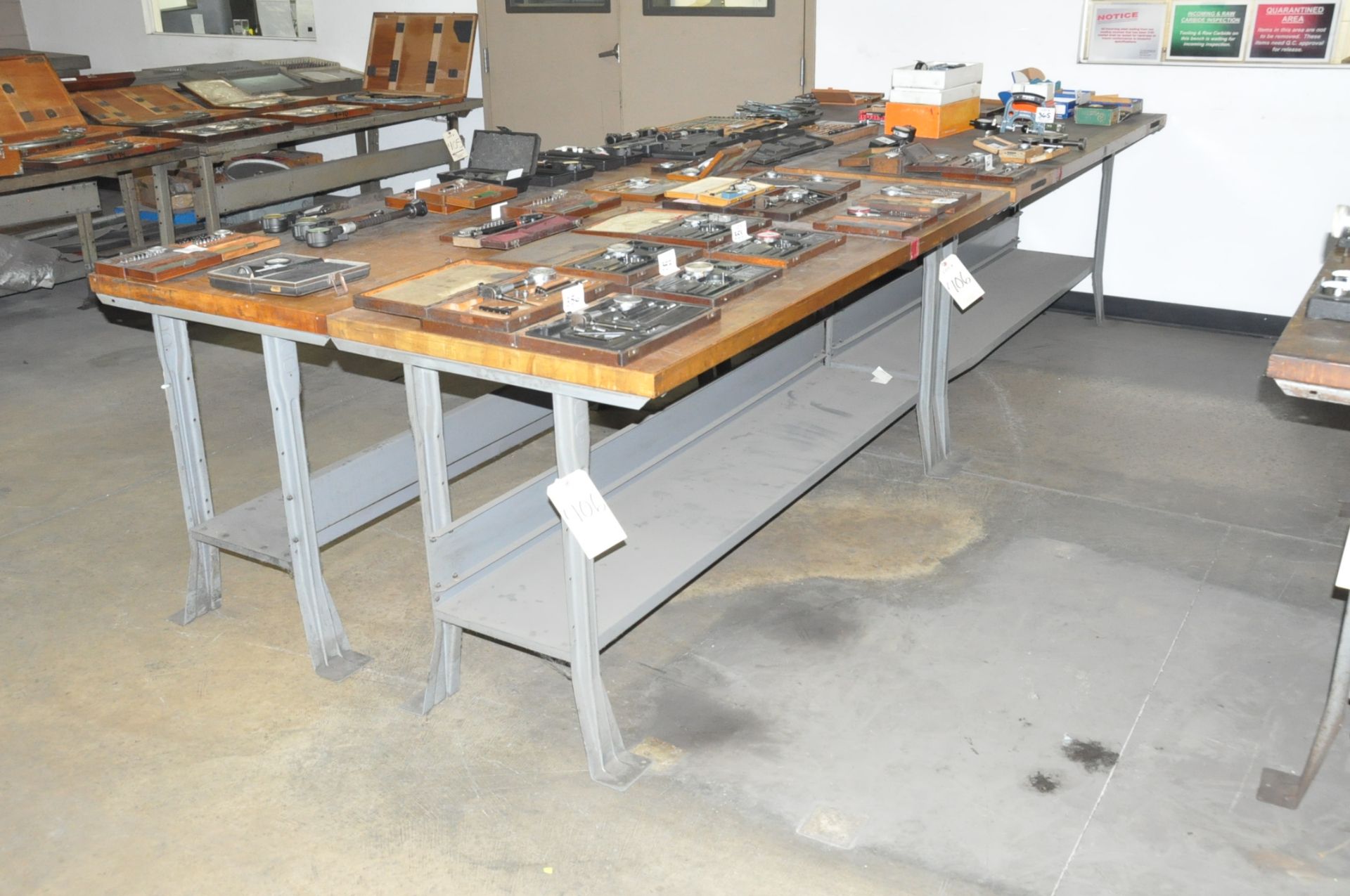 Lot-(4) Work Benches in (1) Group, (Contents Not Included), (Not to Be Removed Until Empty) - Image 2 of 2