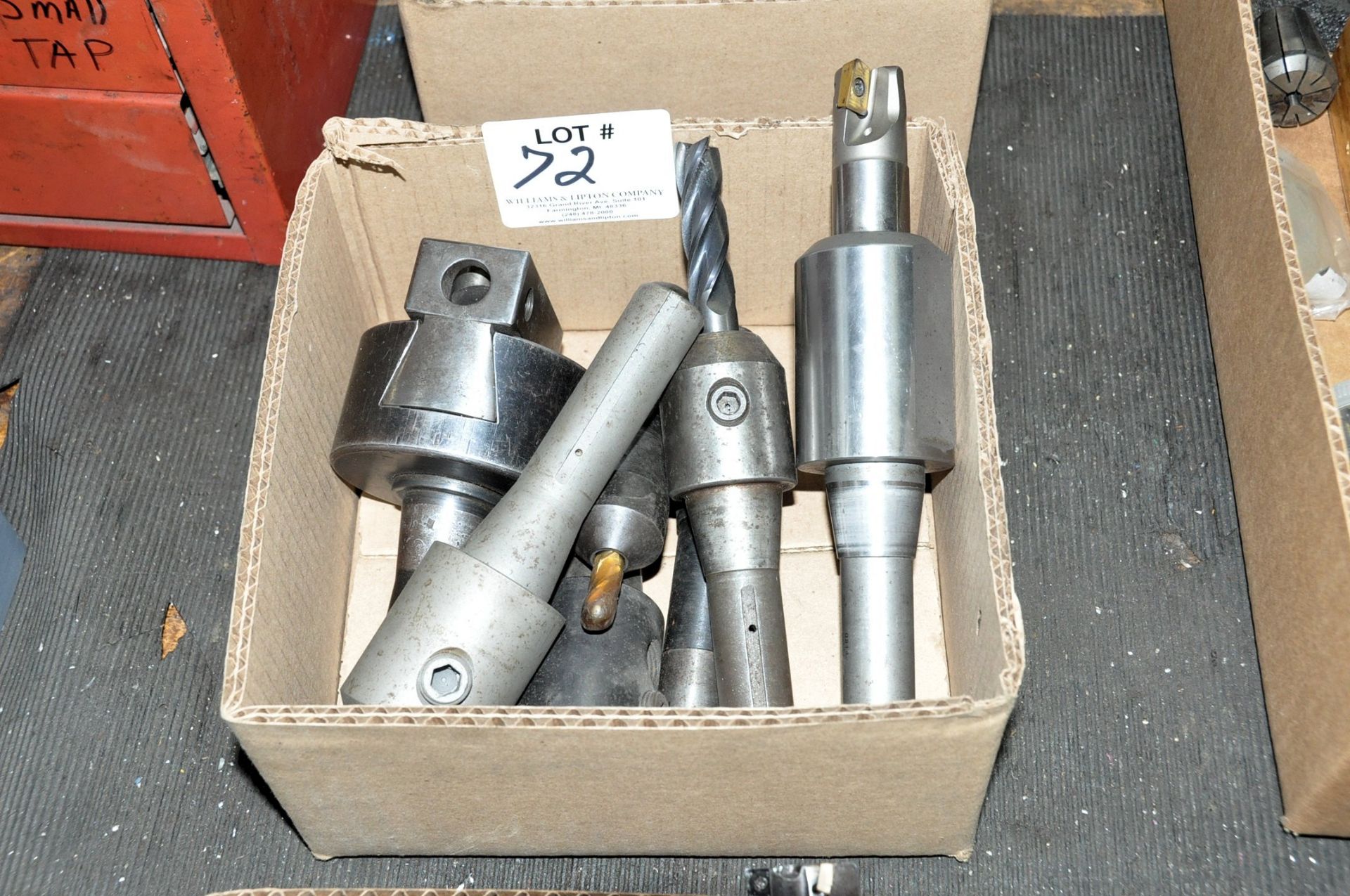 Lot-R8 Holders and Boring Head in (1) Box