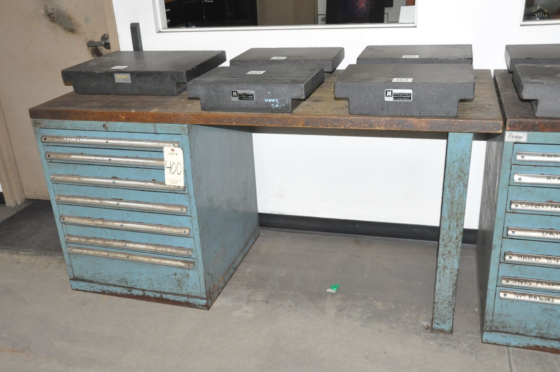LISTA 7-Drawer Tooling Cabinet/Bench, (Contents Not Included), (Not to Be Removed Until Empty)