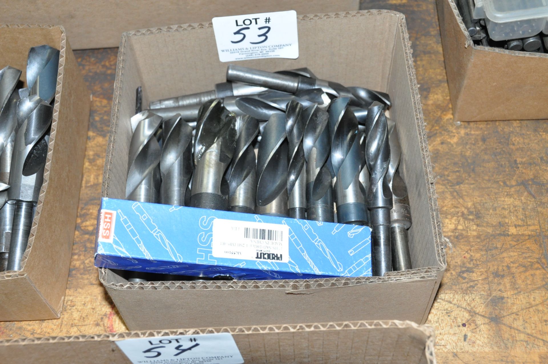 Lot-Straight Shank Step Drills in (1) Box