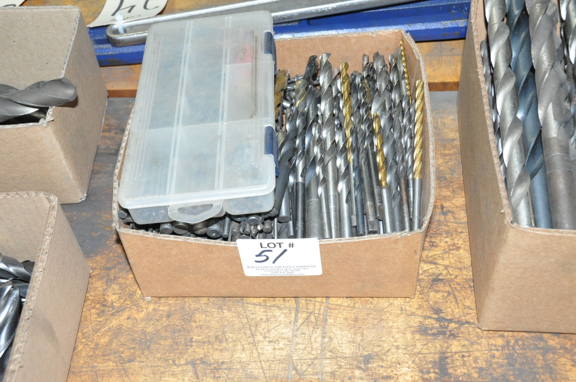 Lot-Straight Shank Drills in (1) Box