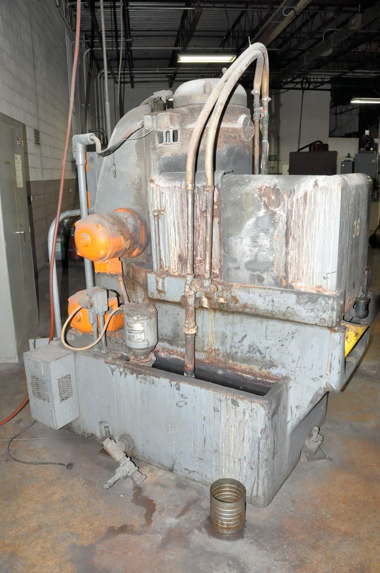 BLANCHARD No. 11, ROTARY SURFACE GRINDER, S/n 7380 (1953), 20" Chuck, One Piece Grinding Wheel, - Image 3 of 3