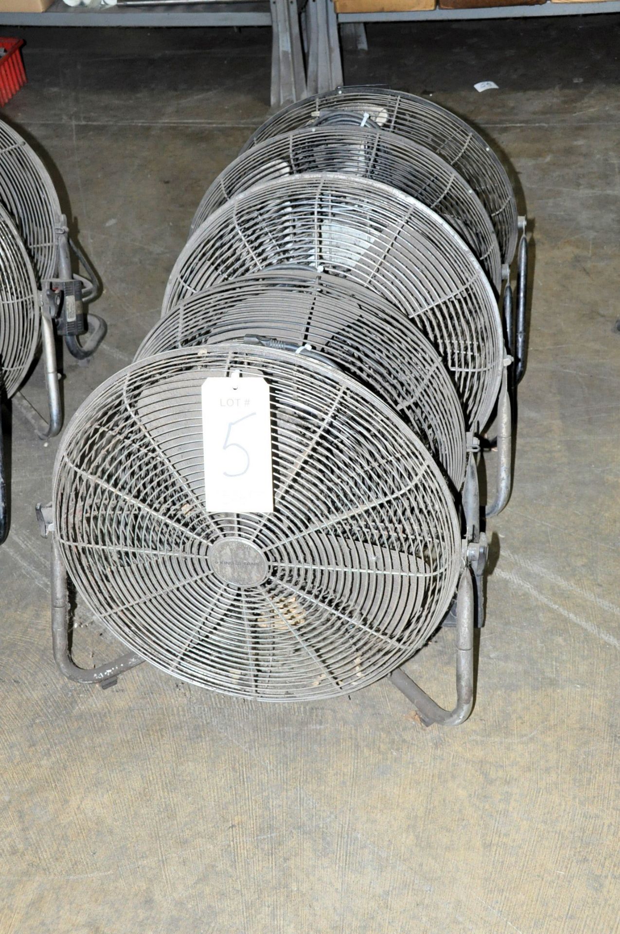 Lot-(5) Fans