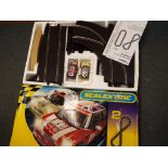 Scalextric - a boxed set, John Cooper Challenge, twin mini car set with loop track and controllers,