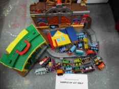 Thomas The Tank Engine - a very large collection of diecast Thomas The Tank Engine trains,