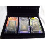Star Wars - A Star Wars 24K gold trilogy pack commemorating 25 years,