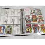 A folder containing in excess of 400 collector cards to include Marvel Comics Group X-Men,