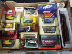 A collection of eighteen diecast model motor vehicles to include Corgi, Lledo, Matchbox,