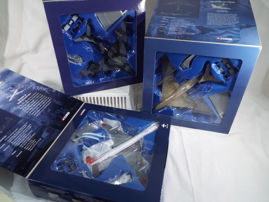 Aviation Archive by Corgi - three 1:144 scale 'Military Air Power' diecast models comprising