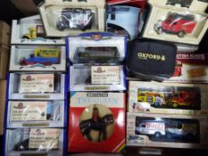 A good collection of approximately 28 diecast model motor vehicles, predominantly Oxford,