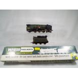 Wren - an OO/HO scale locomotive and tender, 4-6-2 Clan Line Merchant Navy Class op no 35028,