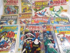 A large collection of approximately 120 Marvel comics,