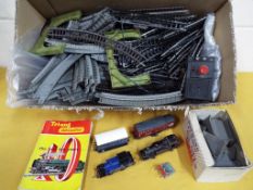 Model railways - a quantity of Triang OO gauge to include two tank locomotives, rolling stock,