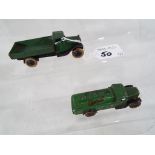 Dinky / Meccano - two early 20th century diecast models comprising Tanker,