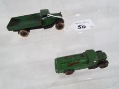 Dinky / Meccano - two early 20th century diecast models comprising Tanker,