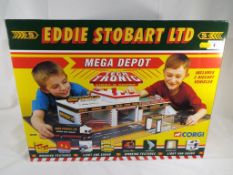 Corgi - an Eddie Stobart boxed set, Mega Depot with working features,