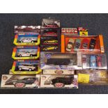 A good mixed lot in excess of 20 mint diecast model motor vehicles to include Matchbox (large),