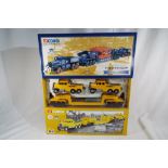 Corgi Classics - three diecast boxed models comprising two sets of 'Building Britain' Wimpey