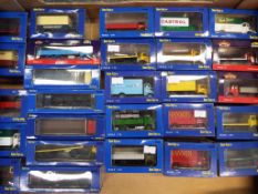 A collection of 27 1:76 scale / OO scale diecast models of commercial motor vehicles,