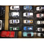 Diecast models - a collection of approximately seventeen diecast model motor vehicles predominantly