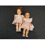 Pedigree dolls - a dressed Pedigree doll with sleeping eyes,