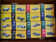 Atlas Editions - 16 diecast 1:43 scale model Classic Sports Cars,
