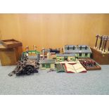 Model railways - a collection of very good quality O gauge scenics and similar to include engine