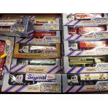 Matchbox - a collection of approximately eighteen Matchbox diecast trucks by The Convoy Collection,