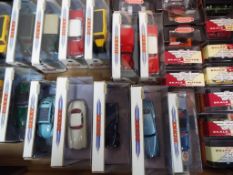 A collection of 27 diecast model motor vehicles to include 14 Dinky Matchbox,