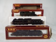 Model railways - three OO gauge model steam locomotives, 0-6-0 op no 4454 with tender,
