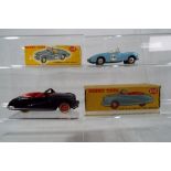 Dinky Toys - # 107 Sunbeam Alpine Sports, light blue body,