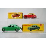 Dinky Toys - # 156 Rover 75 Saloon, two tone green body and green hubs,