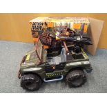 Action Man - a 4x4 Jeep with mounted missile launching cannon,
