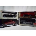 Sun Star, Sgnature, Motor Max - four 1:18 scale diecast models comprising 1947 MG TC Midget,