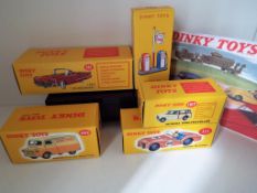 Dinky Toys - five diecast models comprising 111 Triumph TR2 Sports,