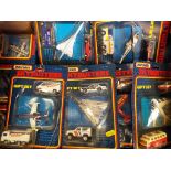 Matchbox - a collection of approximately fifteen Matchbox Skybuster predominantly sealed in