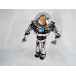 Disney Buzz Lightyear (Toy Story) special chrome anniversary edition Rocket Action figure, ca 1996,