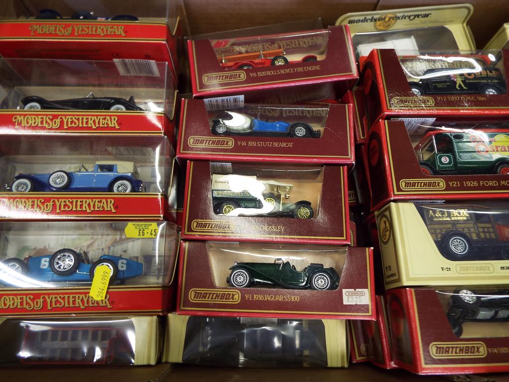 Matchbox - a collection of approximately 35 diecast model motor vehicles by Matchbox Models of