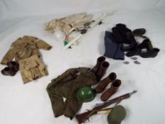 Action Man accessory sets by Palitoy - an Australian Australian Jungle Fighter uniform, a U.S.