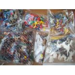 A collection of predominantly plastic figures by Crescent, Cherilea, Snapper and others,