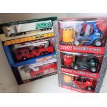 Diecast models comprising Matchbox Snorkel Fire Engine,