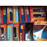 Matchbox Skybusters - sixteen diecast model aeroplanes of which 13 in window boxes and three in