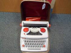 A Petite typewriter,