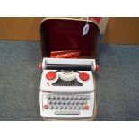 A Petite typewriter,