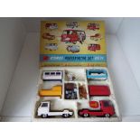 Corgi Constructor Set GS/24 with two Commer ¾ ton chassis units, four interchangeable bodies,