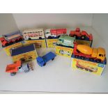 Matchbox by Lesney - eight diecast models comprising Scammell Mountaineer Snowplough # 16,