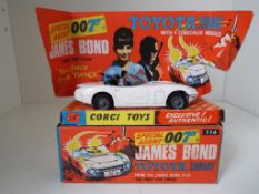 Corgi Toys - James Bond Special Agent 007 Toyota 2000GT with two figures, 'You only live twice',