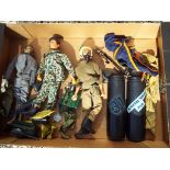 Action Man - a collection of action figures, uniforms,