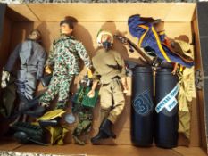 Action Man - a collection of action figures, uniforms,