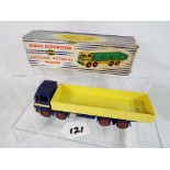 Dinky - Dinky Toys # 934 Leyland Octopus wagon with blue cab and chassis, yellow wagon and slash,